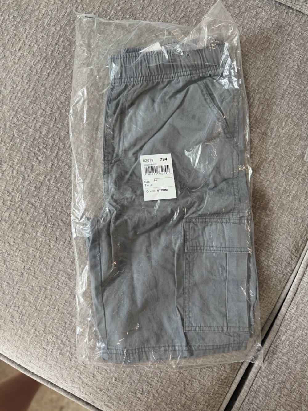 The Children's Place Storm Gray Pull-On Shorts